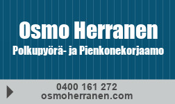 T:mi Osmo Herranen Polkupyörä- ja Pienkonekorjaamo logo